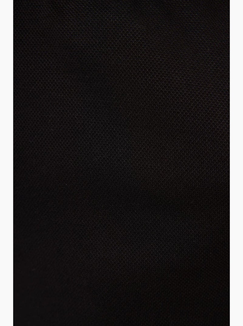 Short en mélange de coton tommy Noir - Kiabi