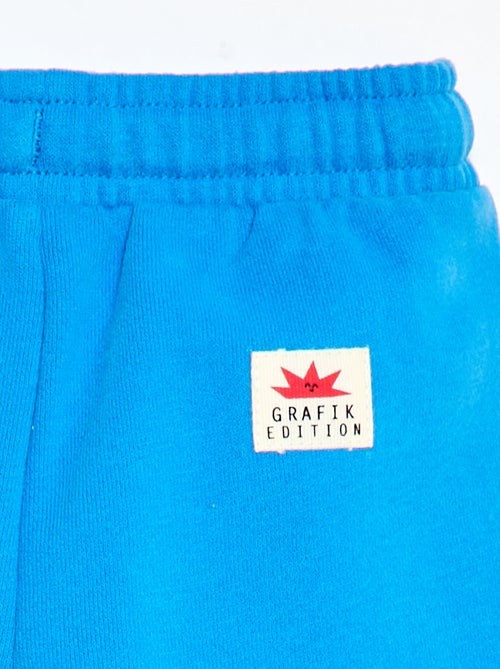 Short en molleton à motif - Kiabi