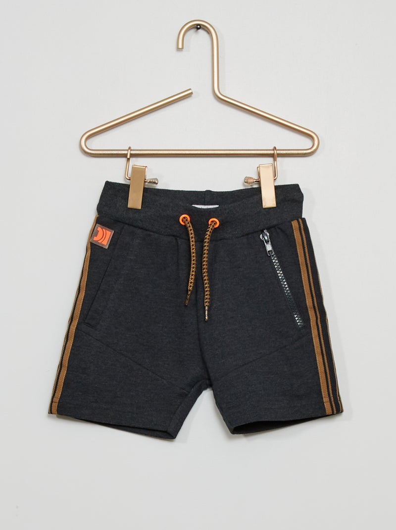 Short en molleton anthracite - Kiabi