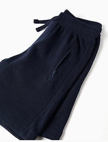 Short en molleton avec cordon de serrage et poches