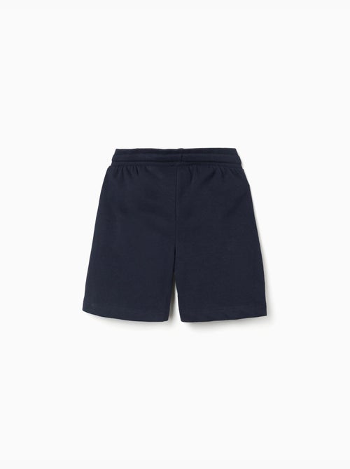 Short en molleton avec cordon de serrage et poches - Kiabi