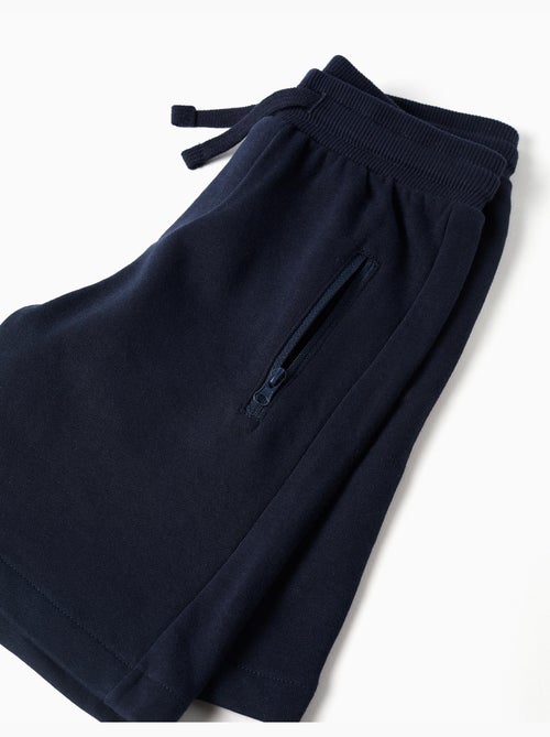 Short en molleton avec cordon de serrage et poches - Kiabi