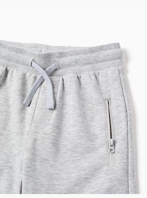 Short en molleton avec cordon de serrage et poches - Kiabi