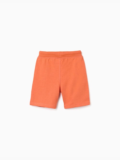 Short en molleton avec cordon de serrage et poches latérales - Kiabi