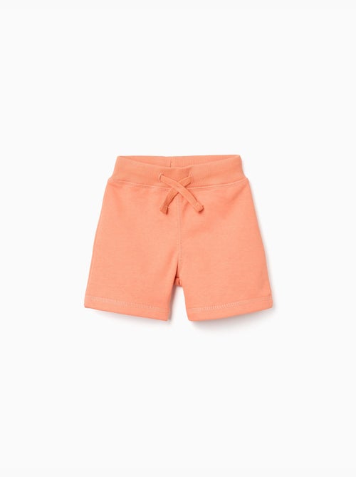 Short en molleton avec cordon de serrage - Kiabi