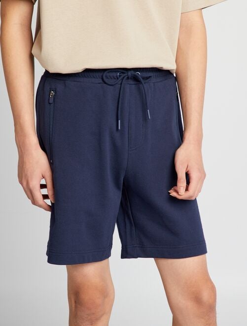 Short en molleton avec poches zippées - Kiabi