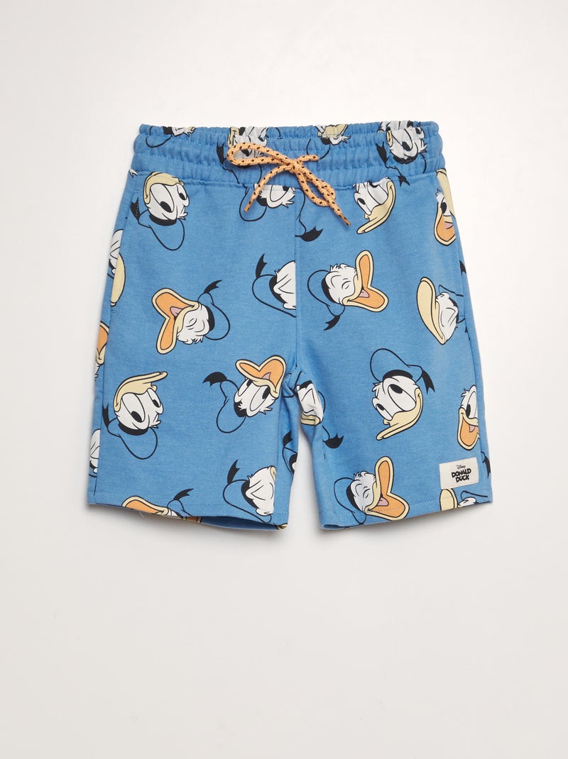 Short en molleton 'Donald Duck' 'Disney' Bleu - Kiabi