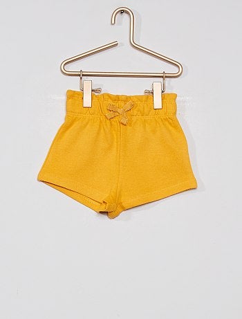 Shorts Combishorts Bermudas Bebe Fille Orange Kiabi