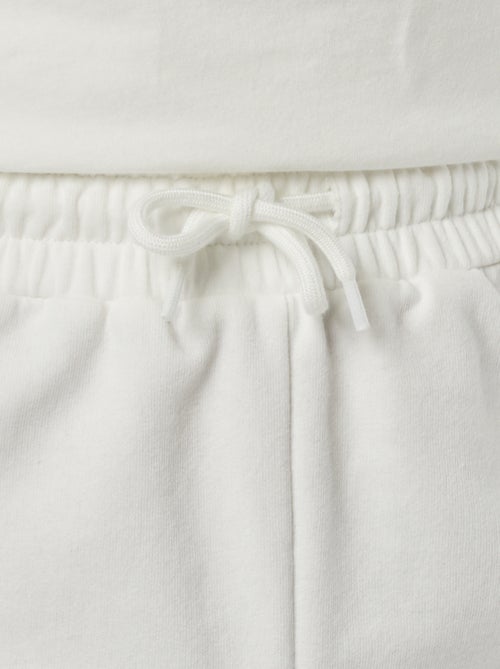 Short en molleton fin avec petit imprimé - Kiabi