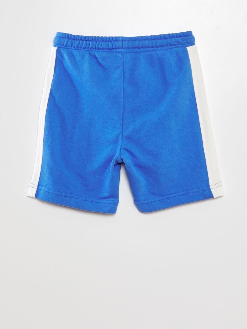 Short de sport en coton - Bleu - Kiabi - 10.00€
