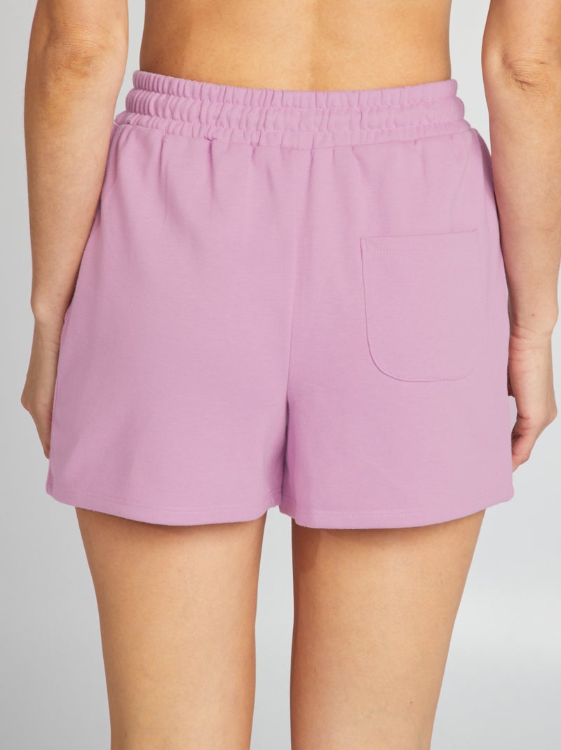 Short en molleton fin Rose - Kiabi