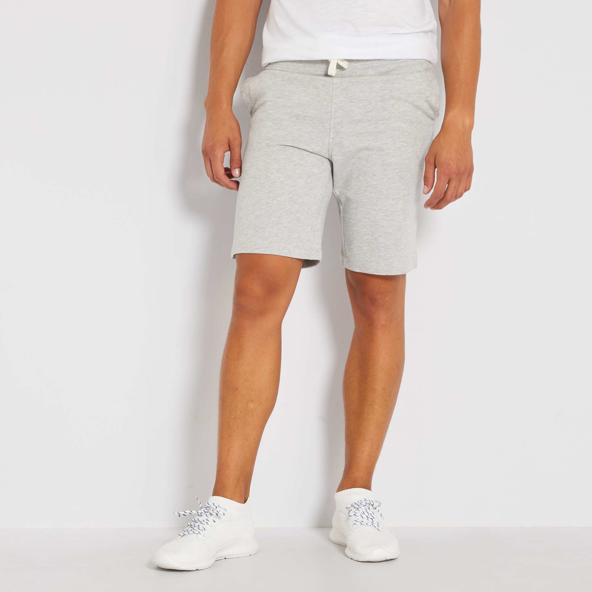 Short en molleton homme - bleu marine - Kiabi - 8,00€