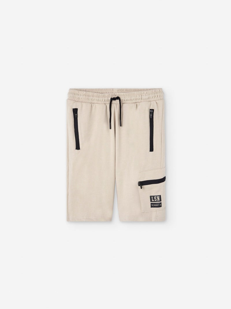 Short en Molleton Gris clair - Kiabi