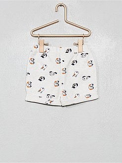 Short en molleton imprimé 'chien' - Kiabi