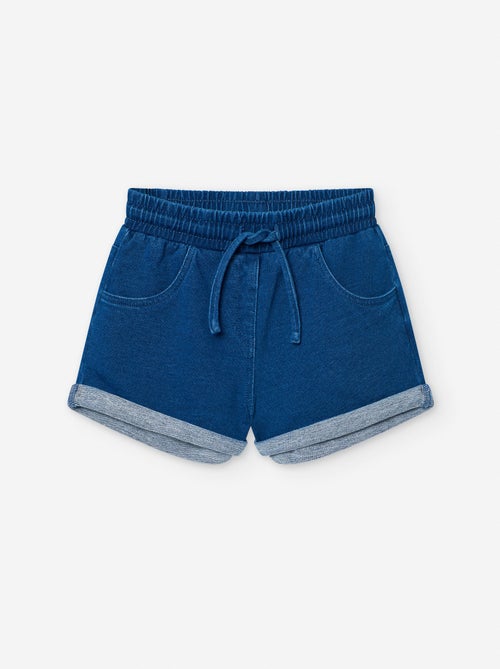 Short en Molleton Jean - Kiabi