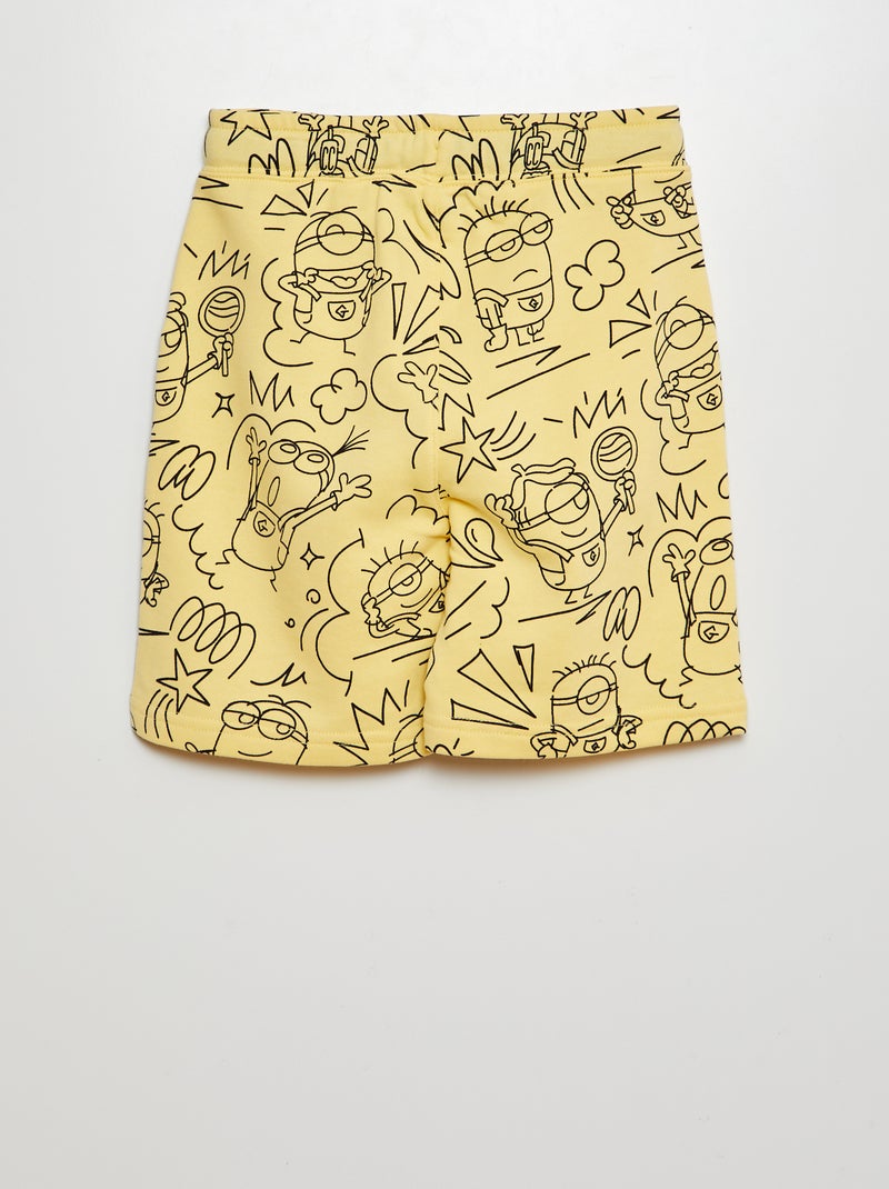 Short en molleton 'Le Minions' Jaune - Kiabi