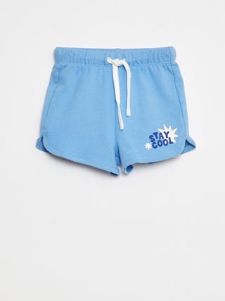 Short en molleton léger à motif - Edition Grafik