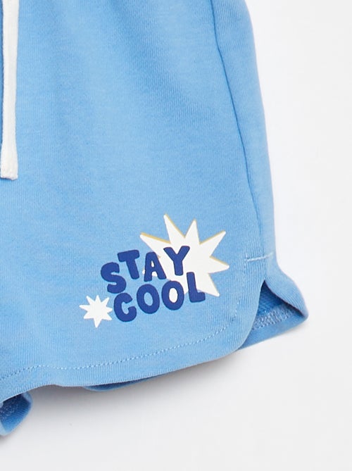 Short en molleton léger à motif - Edition Grafik - Kiabi