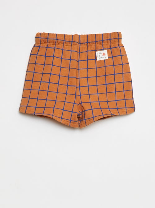 Short en molleton léger à motif - Edition Grafik - Kiabi
