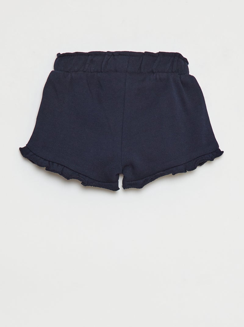 Short en molleton léger BLEU - Kiabi