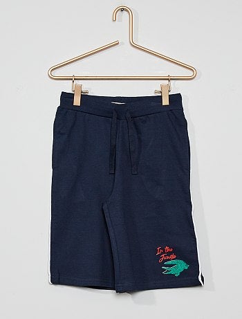 Short en molleton léger 'crocodile'