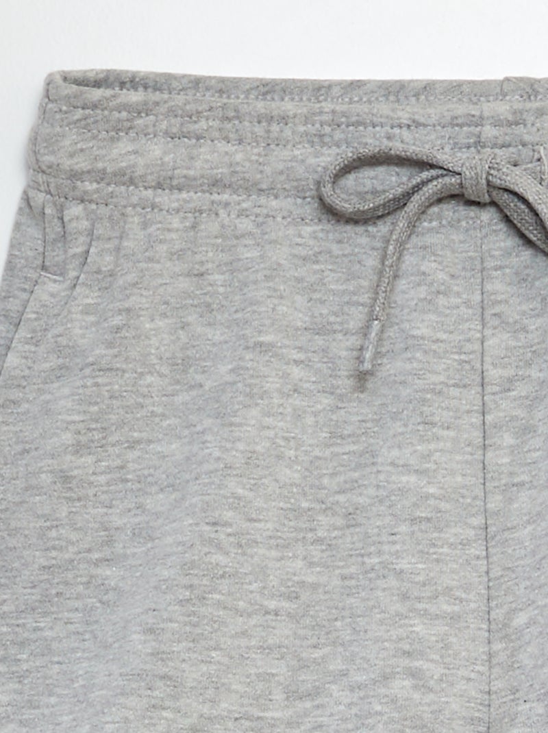 Short en molleton léger GRIS - Kiabi