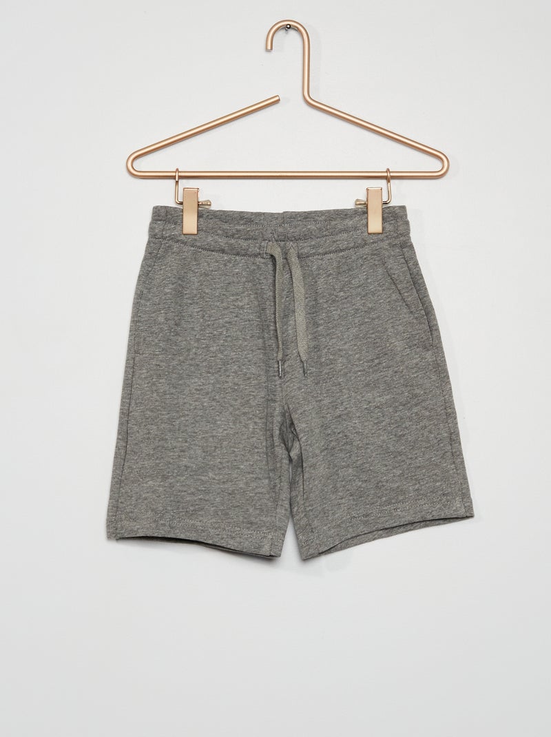 Short en molleton léger gris - Kiabi