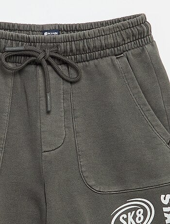 Short en molleton léger imprimé
