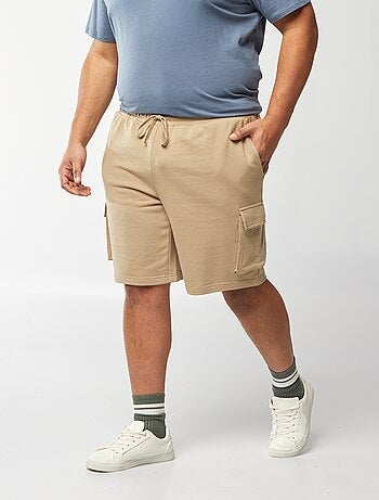 Short en molleton léger multipoches