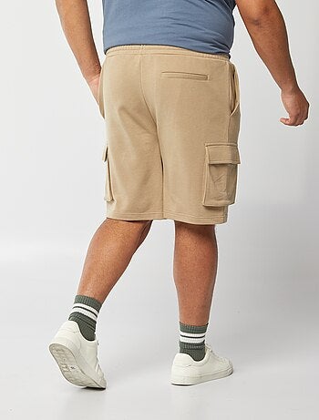 Short en molleton léger multipoches