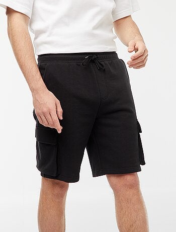 Short en molleton léger multipoches