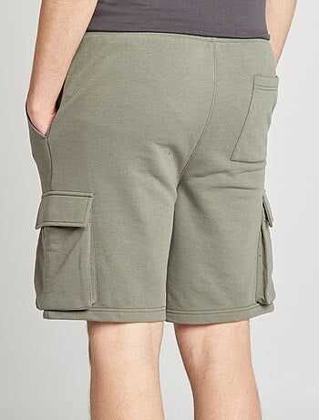 Short en molleton léger multipoches