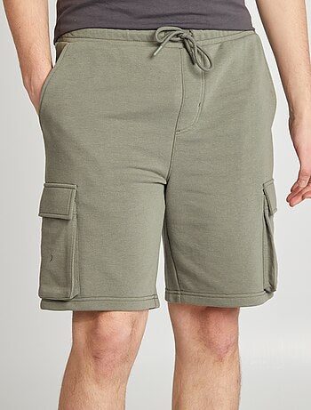 Short en molleton léger multipoches