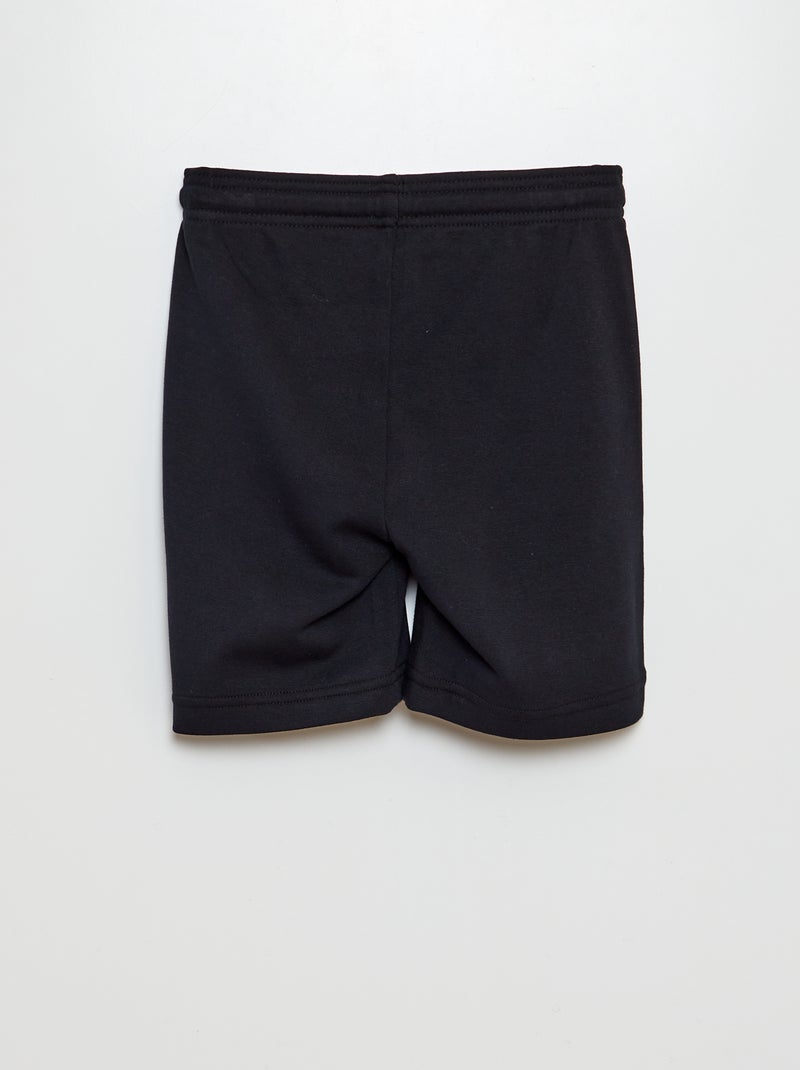 Short en molleton léger Noir - Kiabi