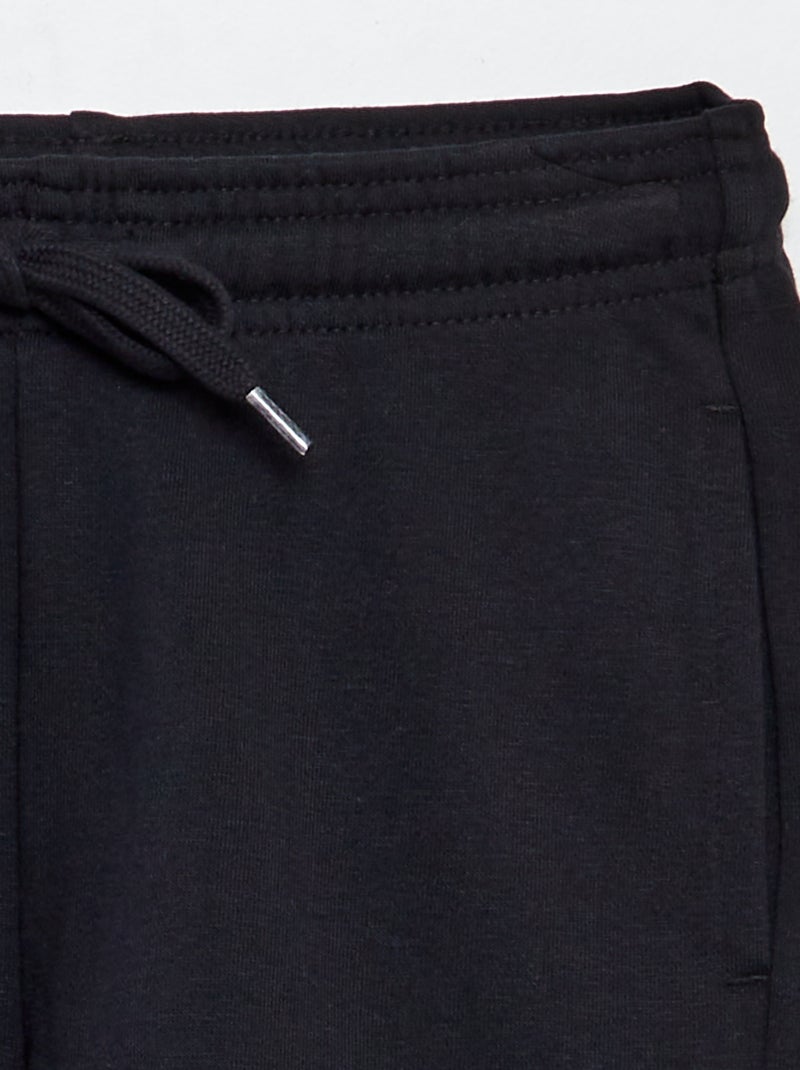 Short en molleton léger Noir - Kiabi
