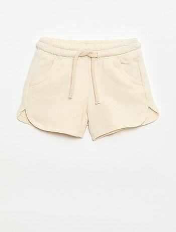 Short en molleton léger uni