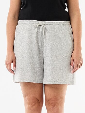 Short en molleton léger uni