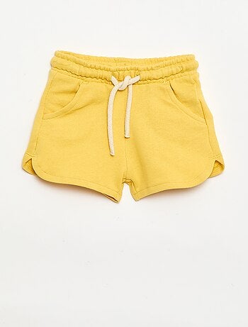 Short en molleton léger uni