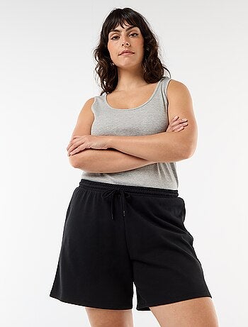 Short en molleton léger uni