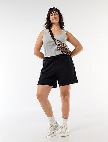 Short en molleton léger uni