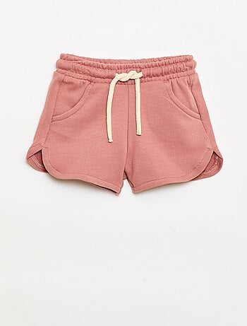 Short en molleton léger uni