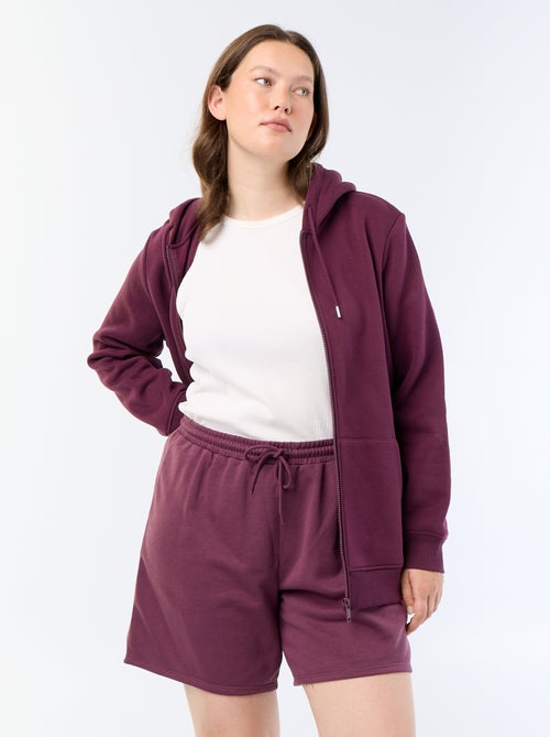 Short en molleton léger uni - Kiabi