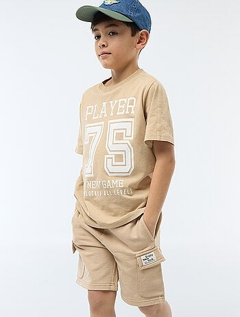 Short en molleton multipoche
