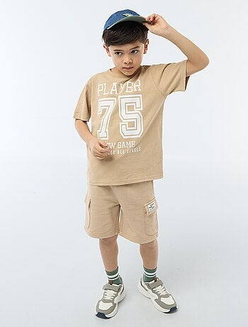 Short en molleton multipoche