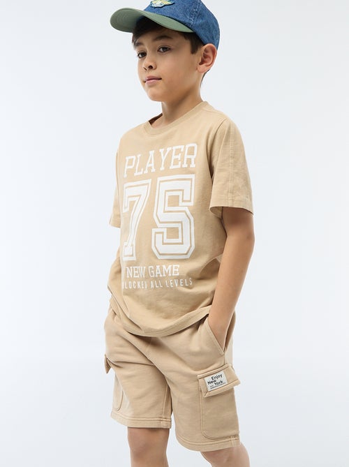 Short en molleton multipoche - Kiabi