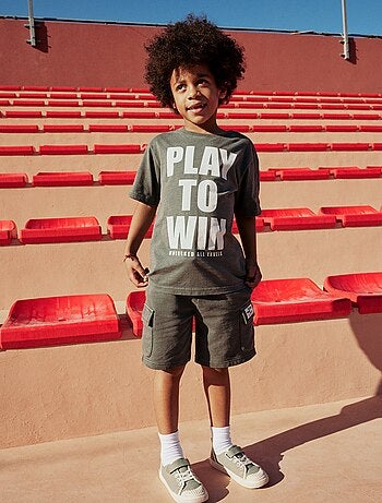 Short en molleton multipoche