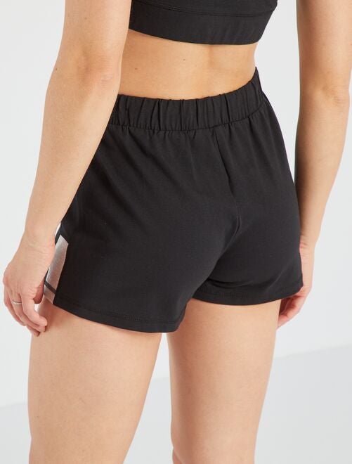 Short noir femme sport