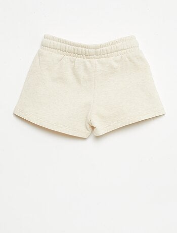 Short en molleton non gratté