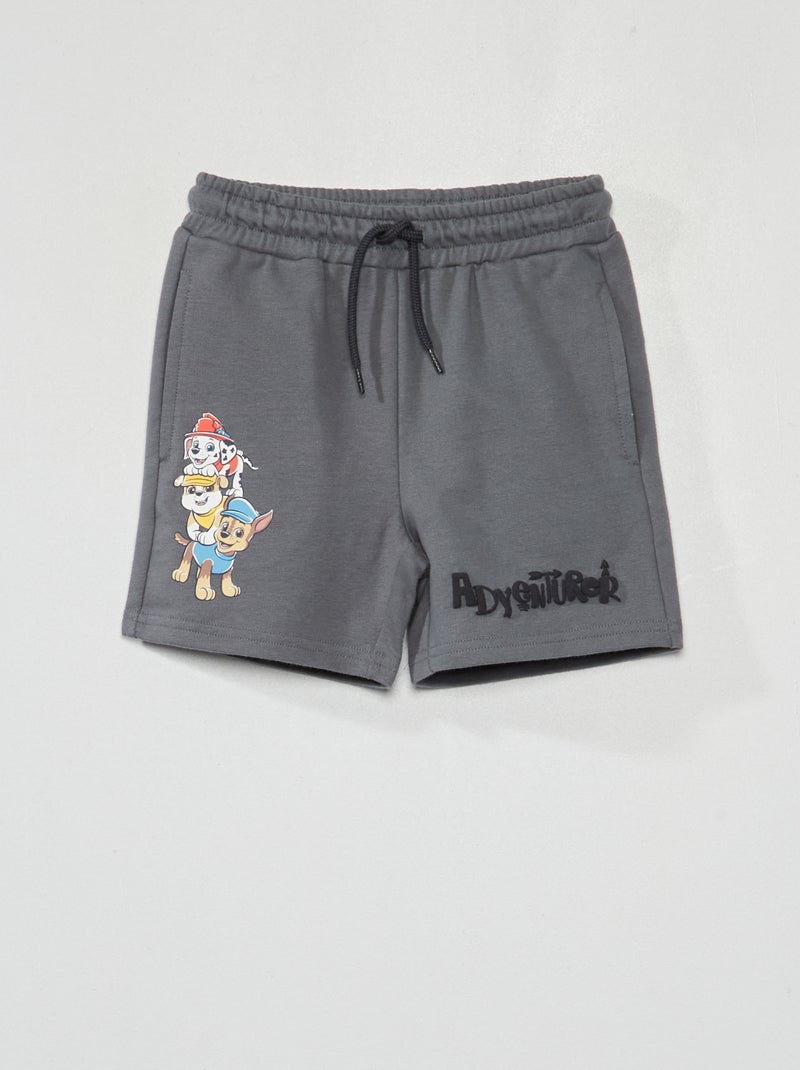 Short en molleton 'Pat 'patrouille' GRIS - Kiabi