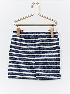 Short en molleton rayé - Kiabi